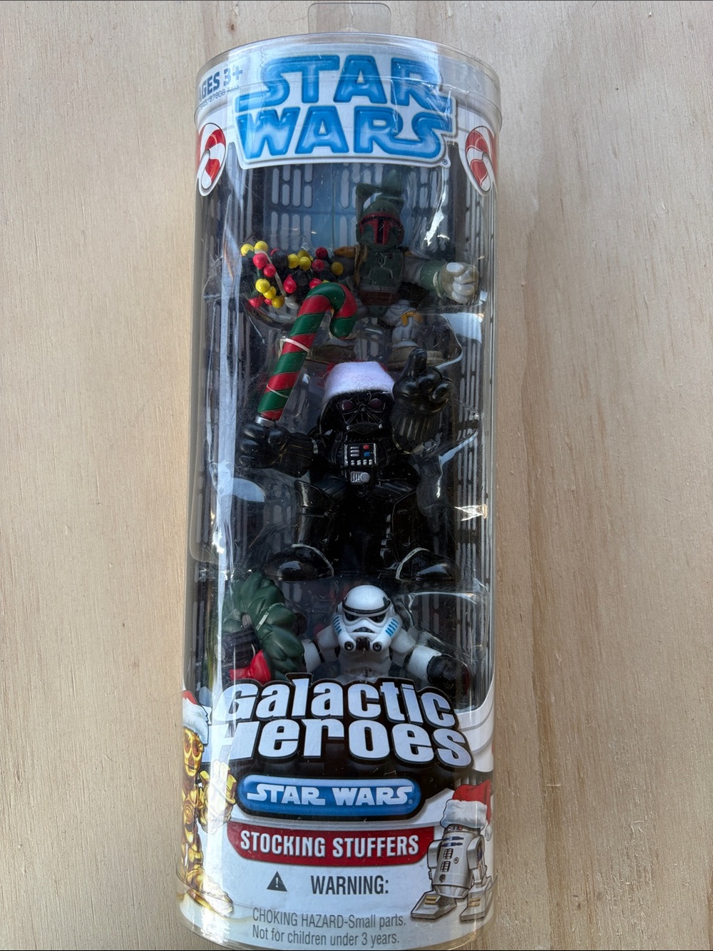 Star Wars Galactic Heroes Mini Figure Set - Black, White, Green, Red, Yellow